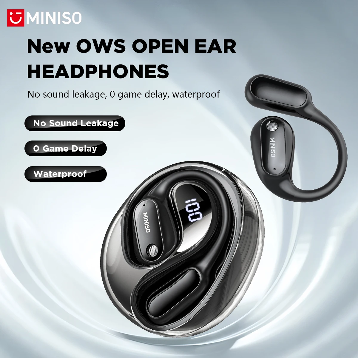 Bluetooth Headset On Ear - Écouteurs traducteurs vocaux IA en temps