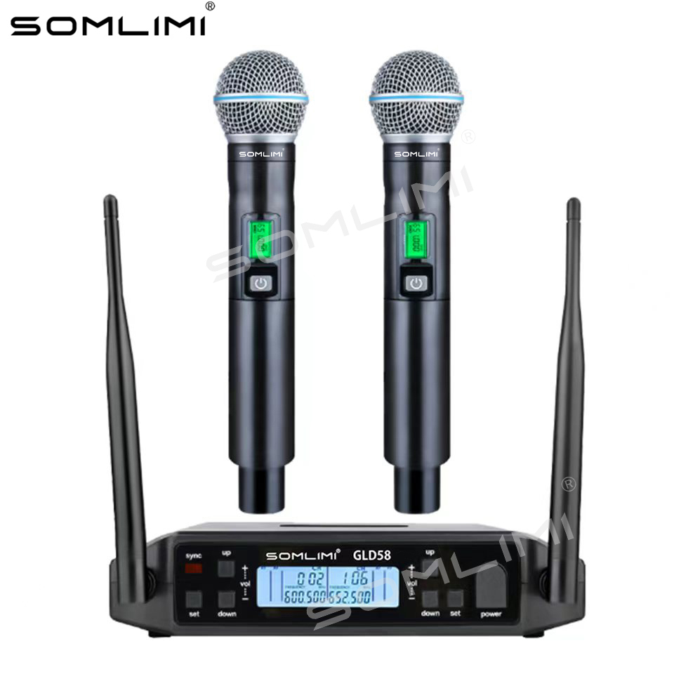 Shure Mic Sm58 - SOMLIMI G24-A58 Microphone sans fil professionnel